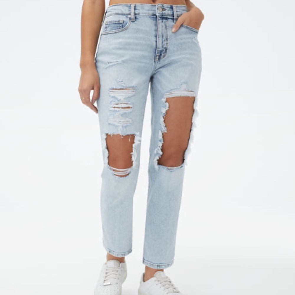 High-Rise Stretch Mom Jean